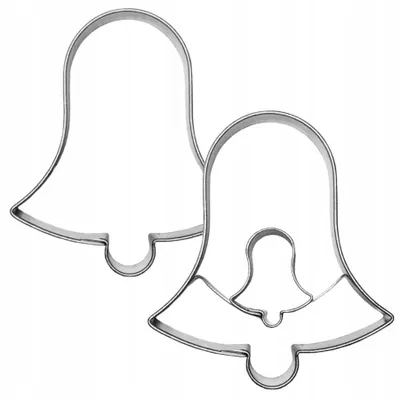 Produktbild von EkoForemki Glocken Keksformen Set 5,7cm Ausstecher