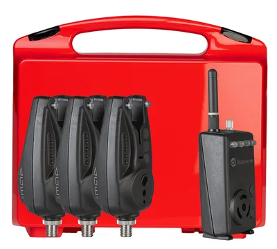 Produktbild von Carp Sounder AGE pro Set - 3 Bissanzeiger + Receiver + Koffer - Set