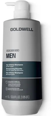 Imagen del producto de Champú Goldwell Dualsenses para hombres, para cabello y cuerpo, 1000 ml