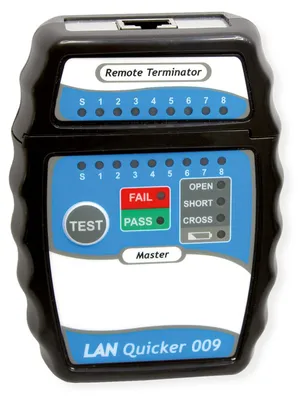 Zdjęcie produktu dla Tester kabli LAN do kabli RJ45/UTP i RJ45/STP