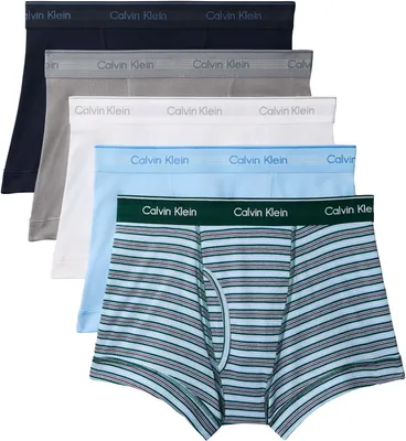 Produktbild von Calvin Klein Herren Trunks, Dark Sapphire/Convoy/Midtown Stripe, M