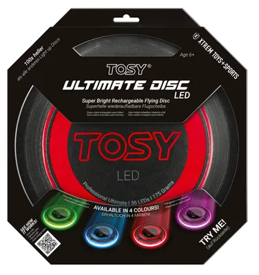 Produktbild von XTREM TOYS - Frisbee Tosy LED - Rot