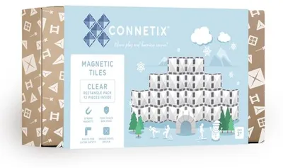 Produktbild von Connetix Clear Rechteck-Packung 12 Stück