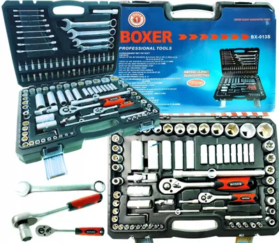 Produktbild von Boxer BX-13S 121-teiliger Steckschlüsselsatz Werkzeugkoffer