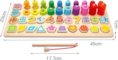 Zdjęcie produktu dla Magnetyczna Układanka Montessori Dla Dzieci