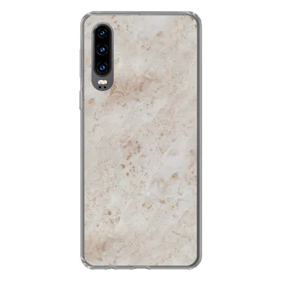 Produktbild von MuchoWow® Handyhülle Schutzhülle Hülle für Huawei P30 Marmor - Muster - Braun Silikon Softcase Handy Hülle - Kartenbesitzer