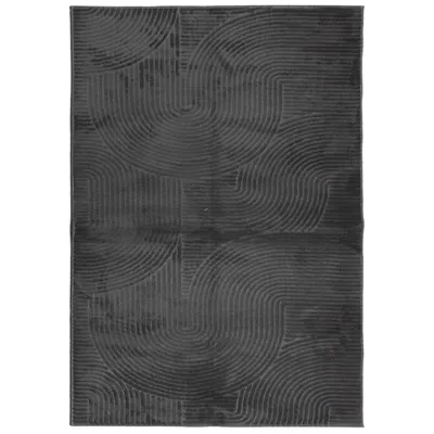 Produktbild von Teppich IZA Kurzflor Skandi-Stil Anthrazit 140x200 cm