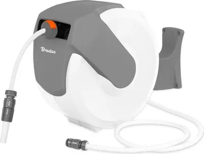 Produktbild von Automatische Wandschlauchtrommel BRADAS WHITE LINE mit 1/2"-Schlauch (20 m) und Zubehör