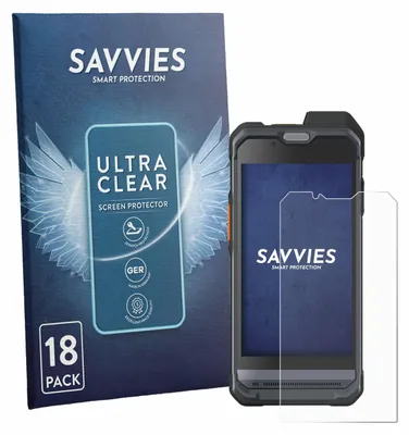 Produktbild von 18x Für Hytera PNC460 Schutzfolie Savvies Displayschutz Display Schutz Folie Klar Transparent