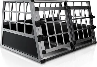 Zdjęcie produktu dla Aluminiowa buda dla psa 26966, LX, 89 x 70 x 51 cm