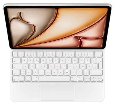 Productafbeelding van Apple Magic Keyboard voor de Apple iPad Air 13 inch (2026) M4 / (2025) M3 / (2024) M2 / iPad Pro 12.9 (2018/2020/2021/2022) - QWERTZ / DE - Wit