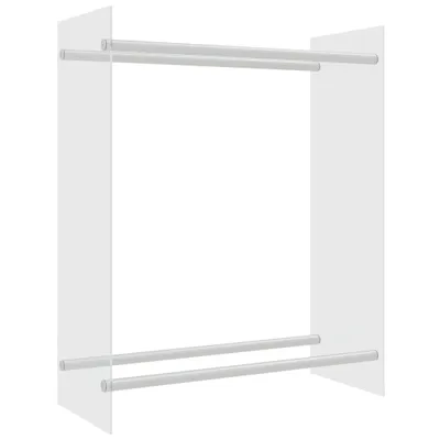 Immagine prodotto di vidaXL Porta legna trasparente 80x35x100 cm in vetro temperato