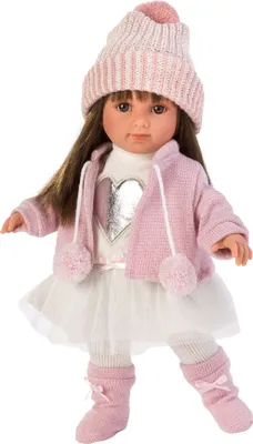 Produktbild von Llorens 53528 SARA - realistyczna lalka z miękkim materiałowym korpusem - 35 cm