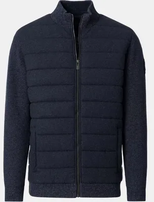 Produktbild von CASA MODA Sweatjacke mit Collegekragen 108 blau XXL