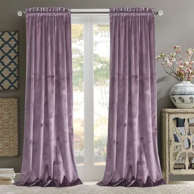 Obrázok produktu pre Sada 2 zamatových zatemňovacích závesov 304,8 cm