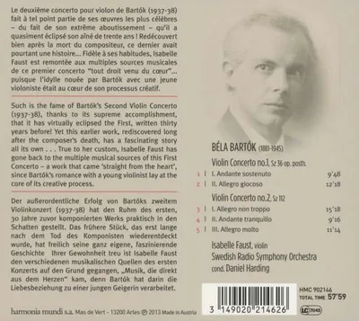 Produktbild von Violin Concertos 1 & 2