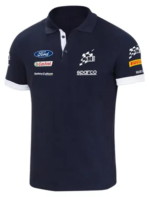 Produktbild von Sparco M-Sport Herren-Poloshirt, marineblau, Größe XL