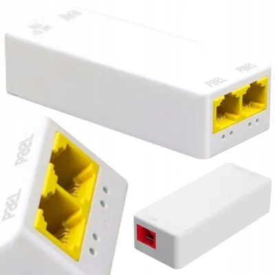 Produktbild von POE Repeater POE012-S – 2x RJ45 Ports | 10/100 Mbps | Reichweite bis 250 m | 44–57 V | IEEE802.3af/at | Kompakt | CE RoHS FCC