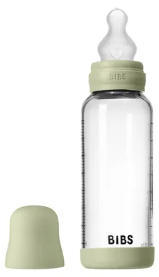 Productafbeelding van Bibs glazen babyfles, rond, 240 ml
