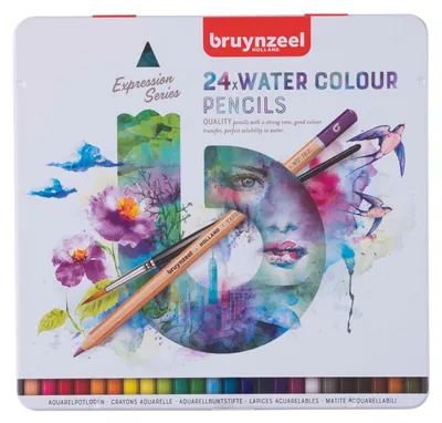 Immagine prodotto di Bruynzeel - Colplod Bruynzeel Aquarel Expression Ass 24st | Barattolo da 24 pezzi