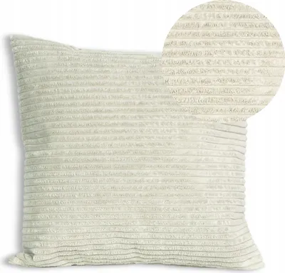 Produktbild von Geronimo | Dekokissen - Beige - 40x40 cm - Cordkissen - Maschinenwaschbar - Abnehmbarer Bezug - Antiallergisch