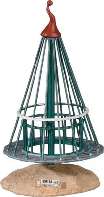 Produktbild von Efteling Weihnachten Polyresin Hexenhut, weihnachtliche Dekoration, 14,5 cm hoch, 8 cm tief