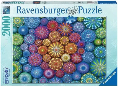 Produktbild von RAVENSBURGER Regenbogen Mandala Puzzle 2000 Teile