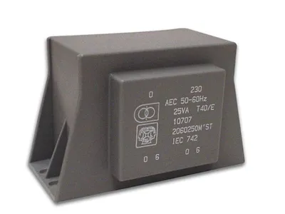 Image de Velleman 139178 Transformateur avec tabs de montage, 2 x24 V, 2 x 0.250 Amp