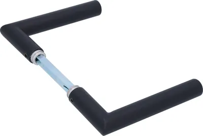 Produktbild von Alpertec Drückerpaar Fair I Edelstahl schwarz Stiftlänge 8 mm
