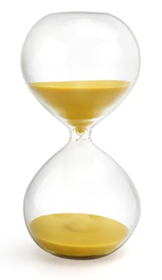 Produktbild von Sanduhr - 60 Minuten Laufzeit - Zeitmessung - 6,3 x 6,3 x 13 cm
