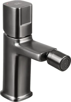 Immagine prodotto di Rubinetteria per bidet Tores in grafite opaca con tappo Laveo Click-Clack