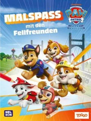 Produktbild von PAW Patrol Kindergartenheft: Malspaß mit den Fellfreunden
