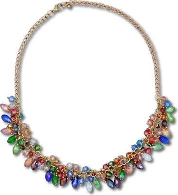 Produktbild von Steuer Modeschmuck Collierkette Metall 45cm gelb 445050098