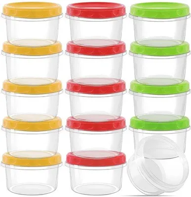 Image de Lot de 15 petits récipients hermétiques - 250 ml