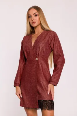 Produktbild von Made of Emotion Minikleid für Frauen Sares M871 bordo L