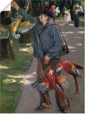 Produktbild von ARTland Poster Der Papageienmann. 1901/1902 Größe: 45x60 cm