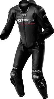 Produktbild von RST Race Dept V4.2 D3O Airbag perforierte 1-Teiler Motorrad Lederkombi, schwarz, 58