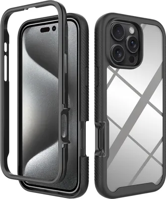 Immagine prodotto di Custodia protettiva completa imoshion 360° per iPhone 16 Pro Max - Nero