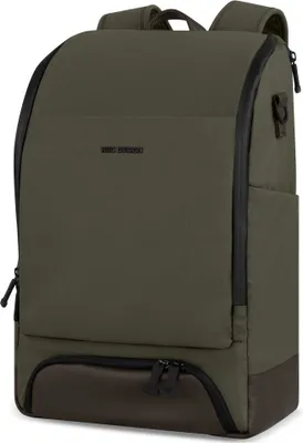 A studio shot of a backpack.