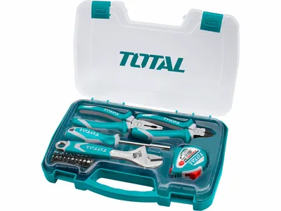 Obrázek produktu pro Sada nářadí, 25 ks, industrial TOTAL-TOOLS