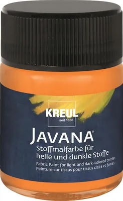 Obrázek produktu pro Kreul Javana Barva na látky Orange 50 ml 1 ks