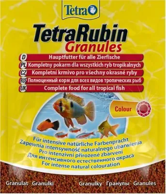 Produktbild von Tetra Rubin Granulat 15g - Futter in Granulatform für alle Fische Tetra