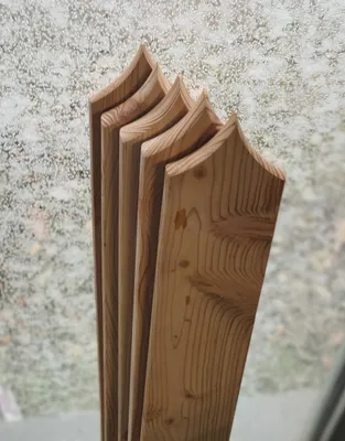 Produktbild von Zaunlatte 9x2x100cm Sibirische Lärche Muster D