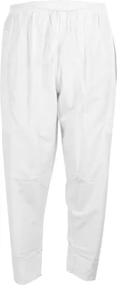 Obrázok produktu pre Mužské moslimské nohavice, materiál: polyester a bavlna, voľný strih, s gumou v páse, afgánske nohavice, oblečenie (biela, veľkosť L)
