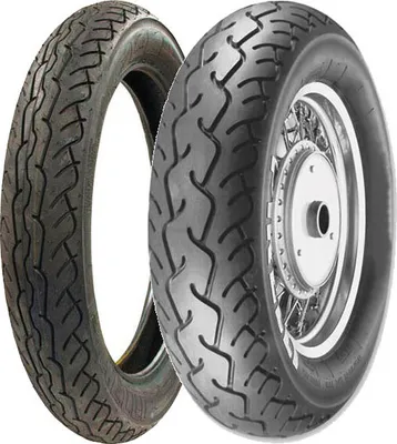 Produktbild von Paar Motorradreifen Pirelli 120/90-17 64S + 150/90-15 74H Ruote Mt66