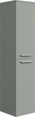Immagine prodotto di Colonna bagno sospesa Saturnus 35 x 35 x 130 cm - Verde opaco - con due ante