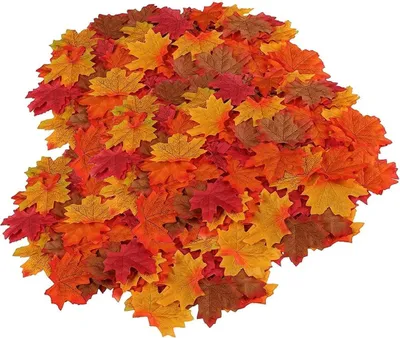 Produktbild von Dekorative Herbstblätter - 200 Stück | Herbstdeko zum Streuen | Kunstblätter für Herbstwald-Dekoration