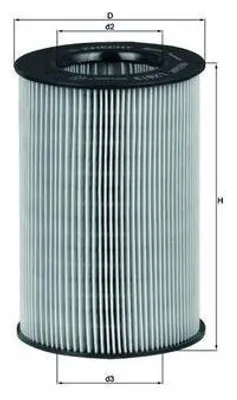 Produktbild von KNECHT LX 813 Luftfilter für SMART CITY-COUPE (450)
