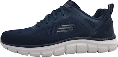 Image de Skechers Track - Baskets de sport pour femmes, chaussures de course, bleu, style décontracté
