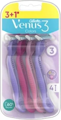 Obrázek produktu pro Vícebarevný holicí strojek Gillette Venus 3 Simply 3+1